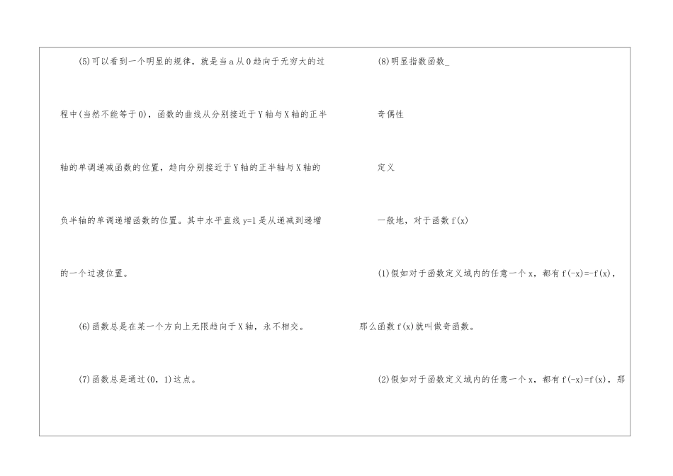 高一年级数学知识点总结大纲2024_第2页