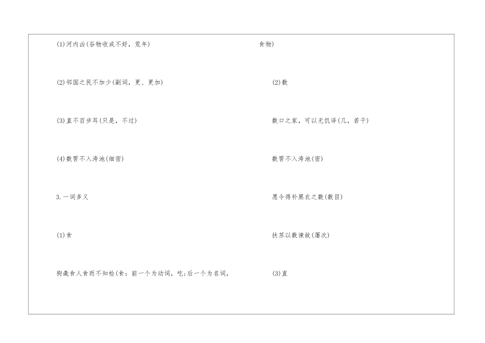 高一语文必修三文言文知识点总结2024-_第2页