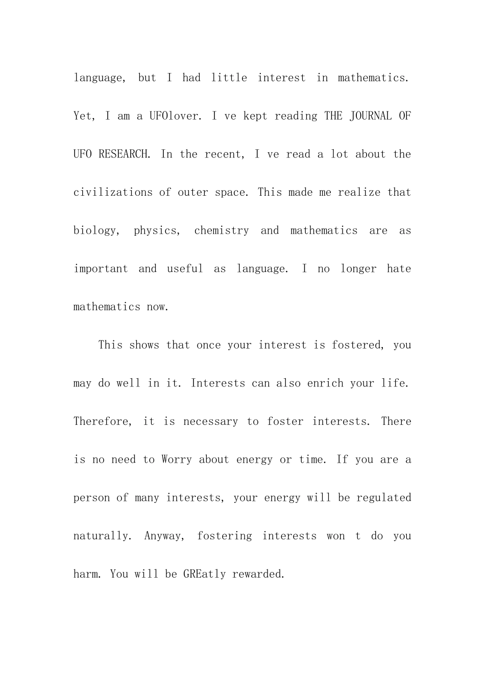 高三英语写作：Foster-Your-Interests_第2页