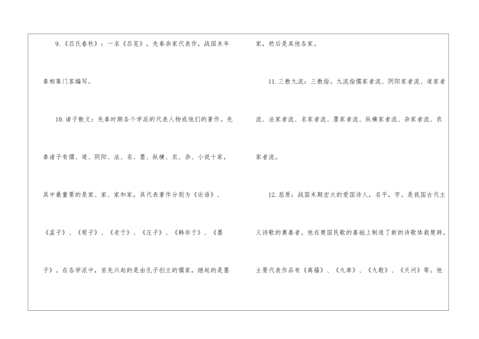 高中高考语文考点总结_第3页