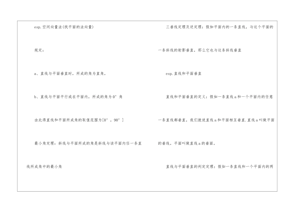 高二数学下学期知识点复习赏析2024_第2页