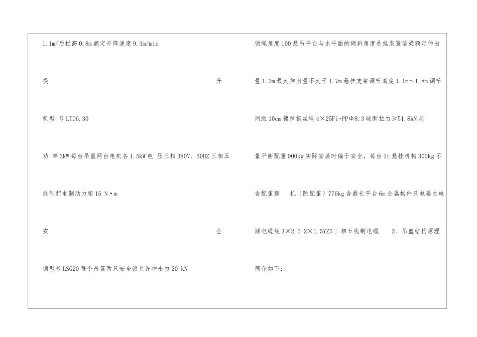 高处作业吊篮安全施工方案_第2页