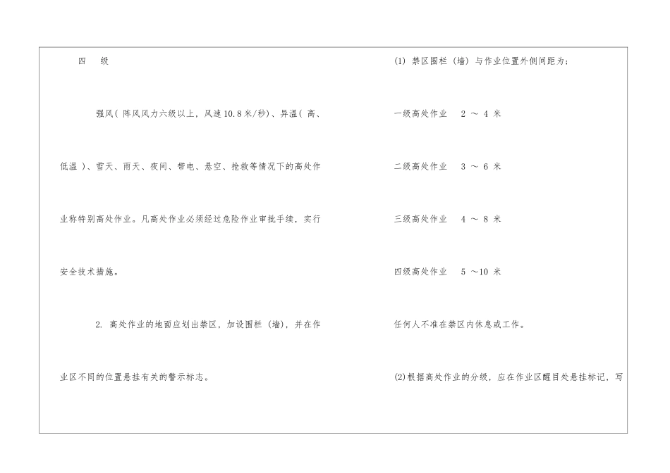 高处作业工安全操作规程_第2页