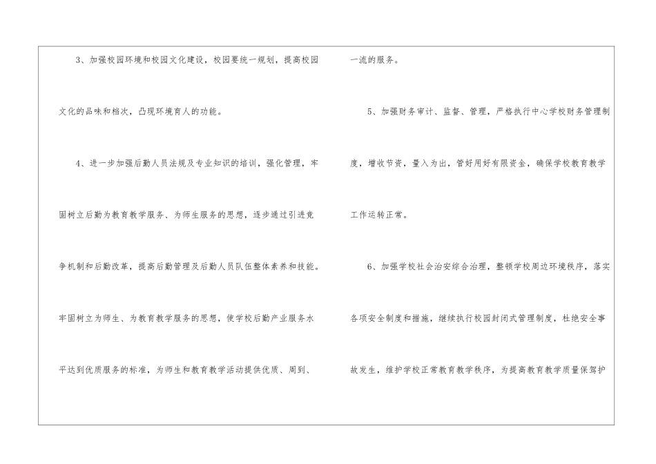 高校后勤财务工作计划_第2页