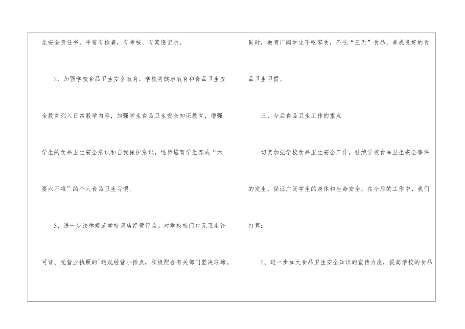高校食品安检工作总结_第3页