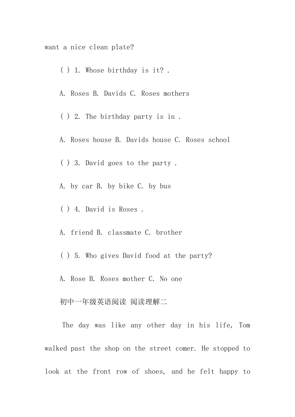 高难度英语阅读理解整合_第2页