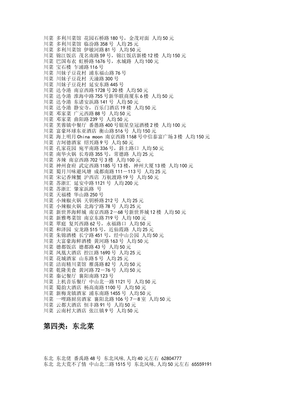 【2022精编】上海好吃、好玩－详细分类版_第3页