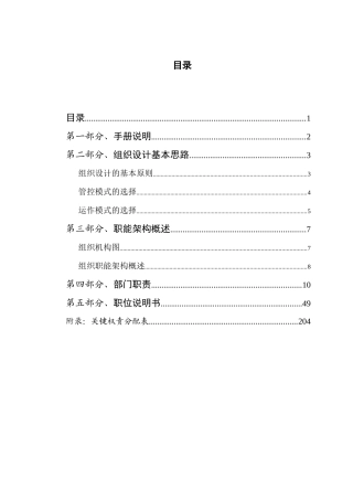【2022精编】上海上成城市发展投资有限公司组织管理手册