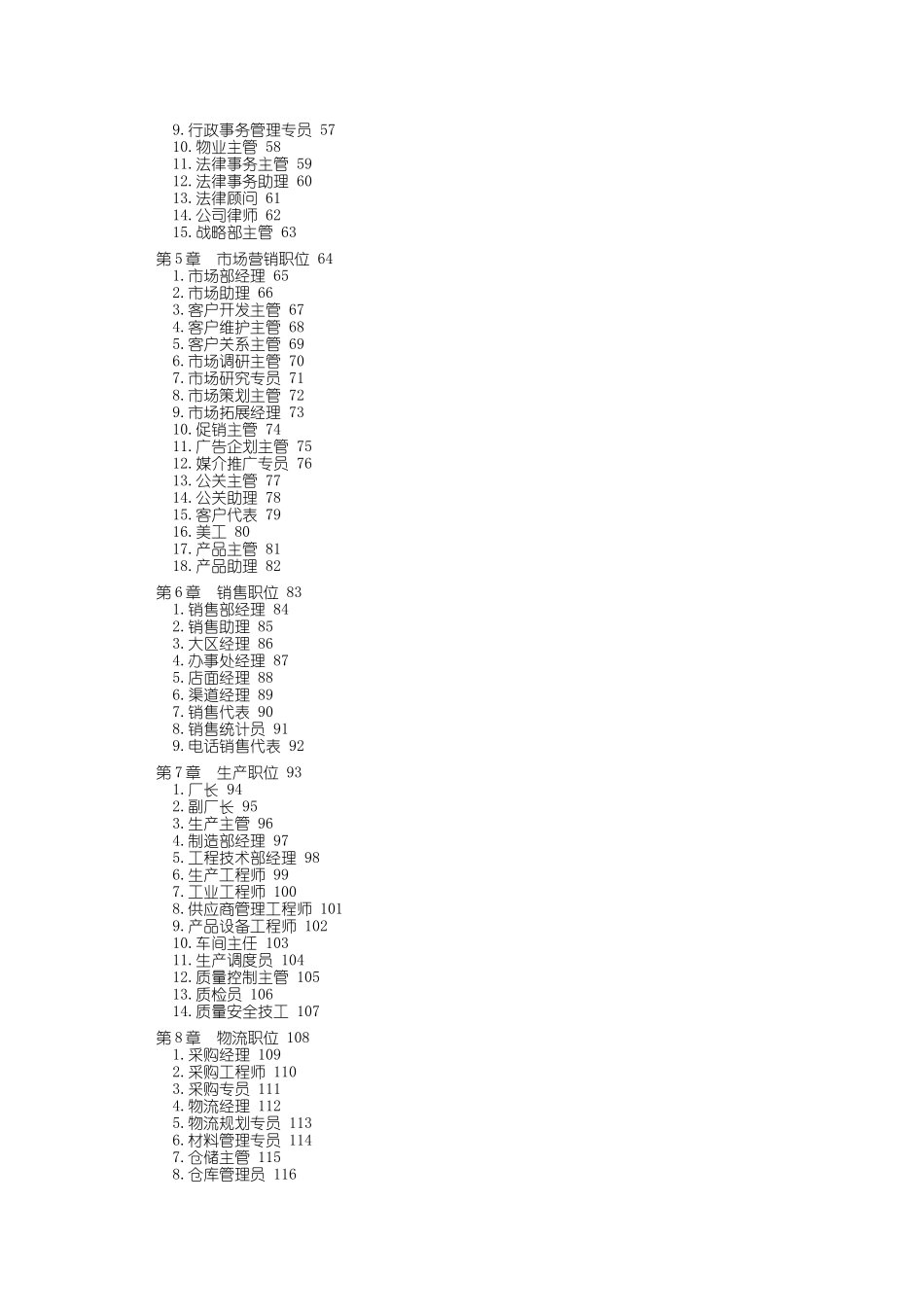 【2022精编】上海天矶管理咨询有限公司职位说明书与绩效考核范本(doc321页)(1)_第2页