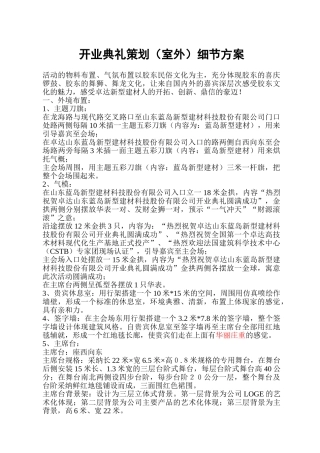 12月12日开业典礼细案