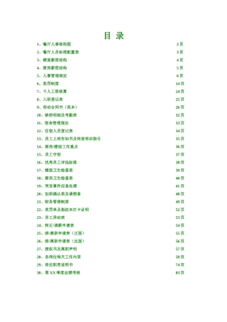 1店面组织架构图
