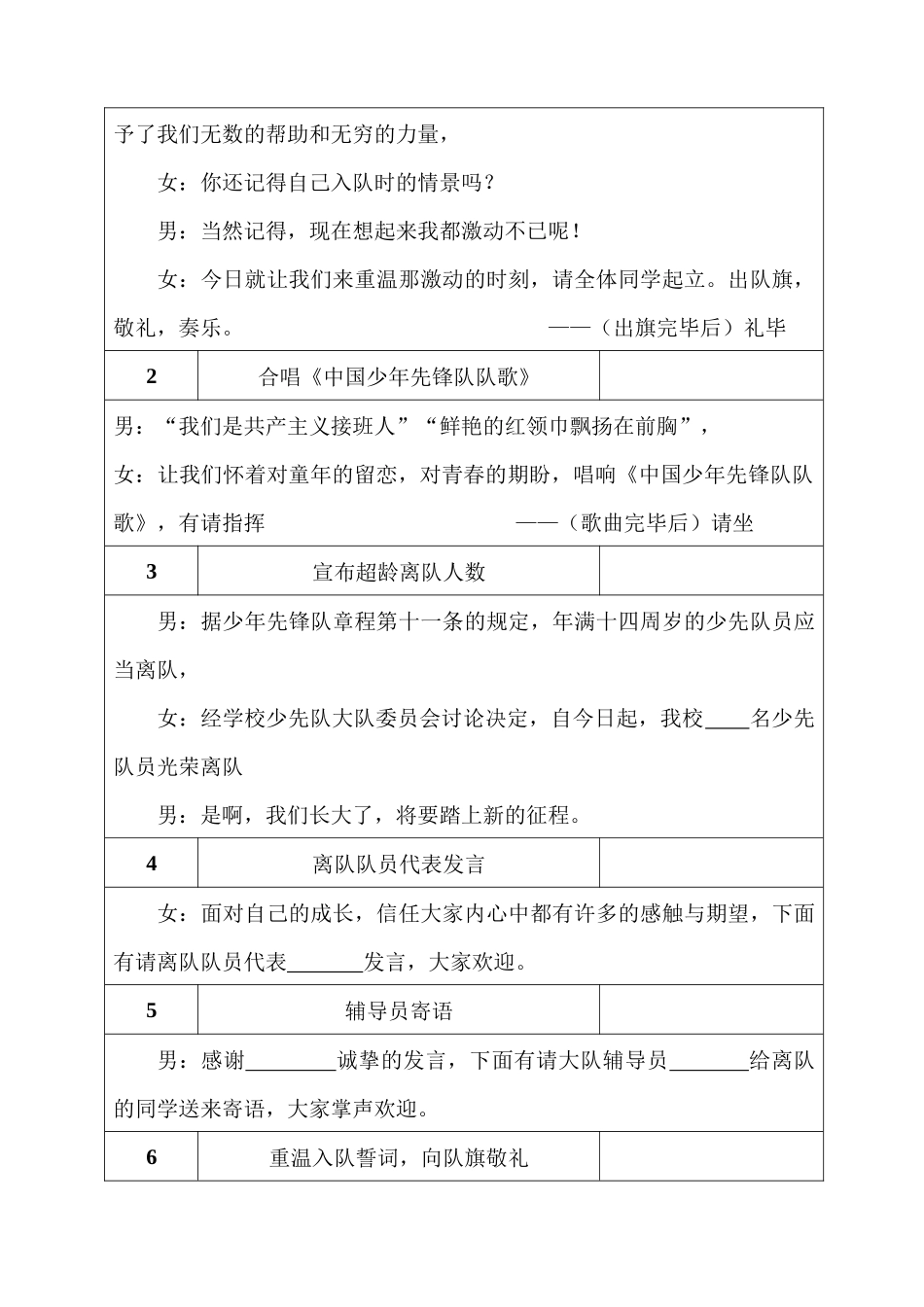 2024六一暨离队入团活动主持词_第3页