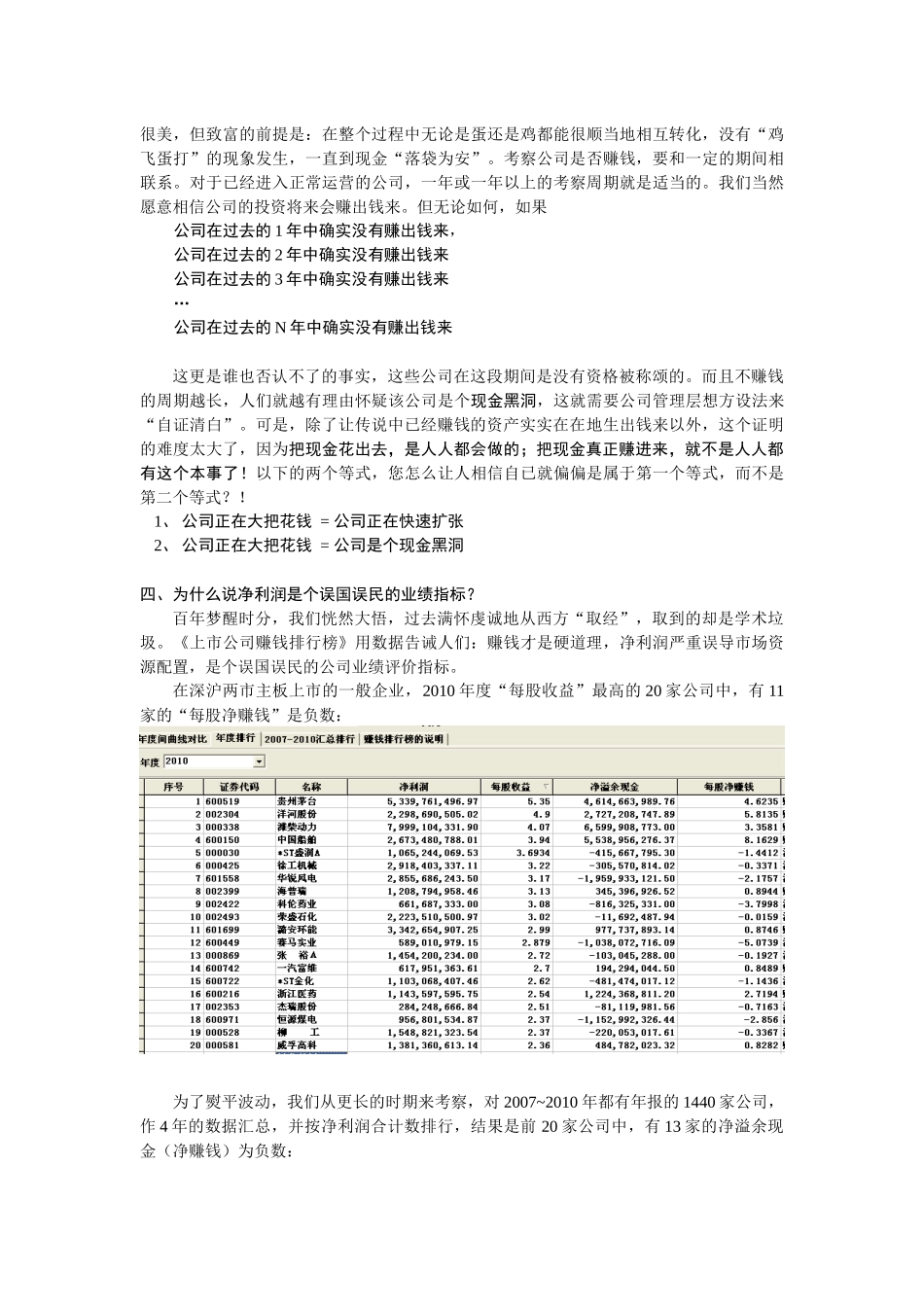 【2022精编】上市公司赚钱排行榜——原型与替身_第2页
