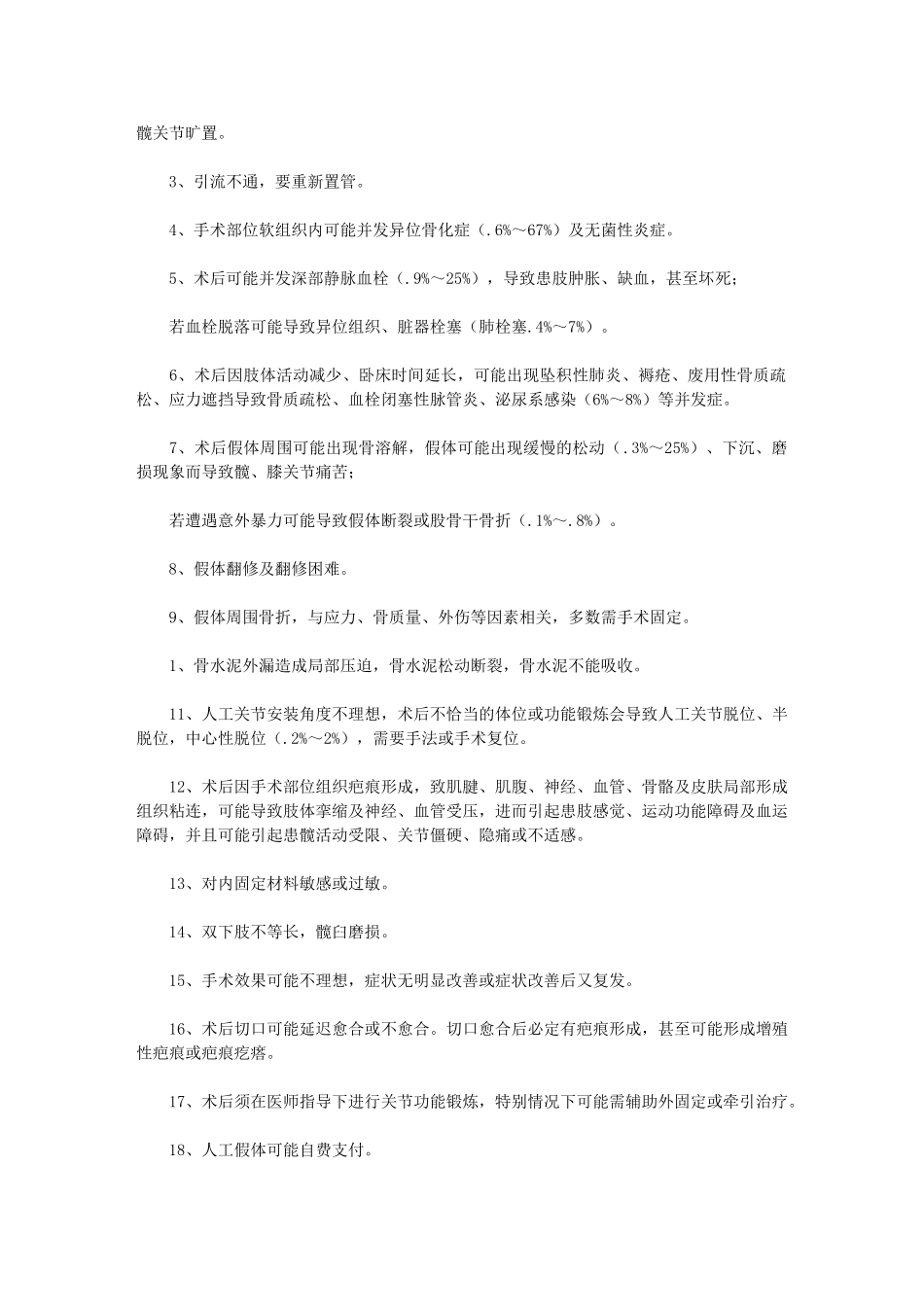 2024年【人工关节置换术术前知情同意书】_第2页