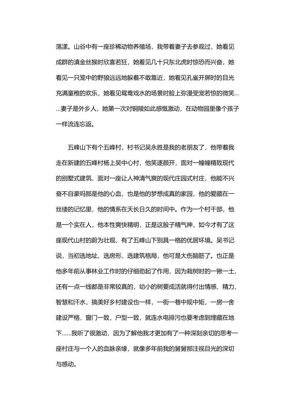 2024年万家灯火暖小村范文大全_第2页