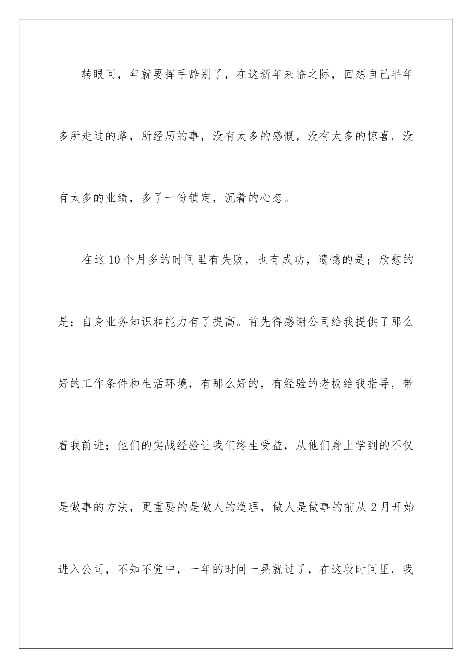 2024年业务员个人工作总结5篇_第2页