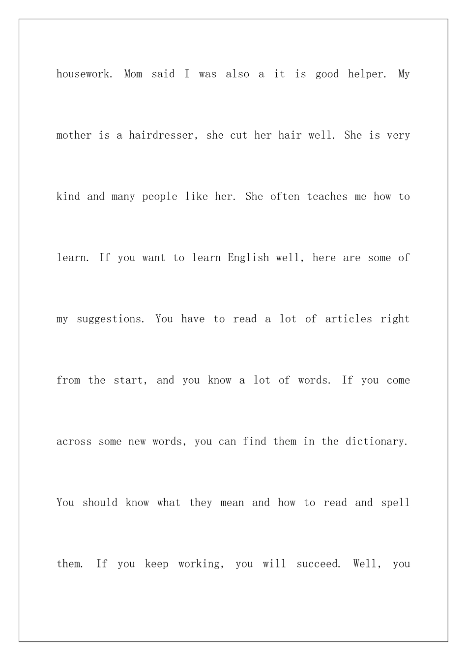 2024年中学生英文的自我介绍范文集锦八篇_第3页