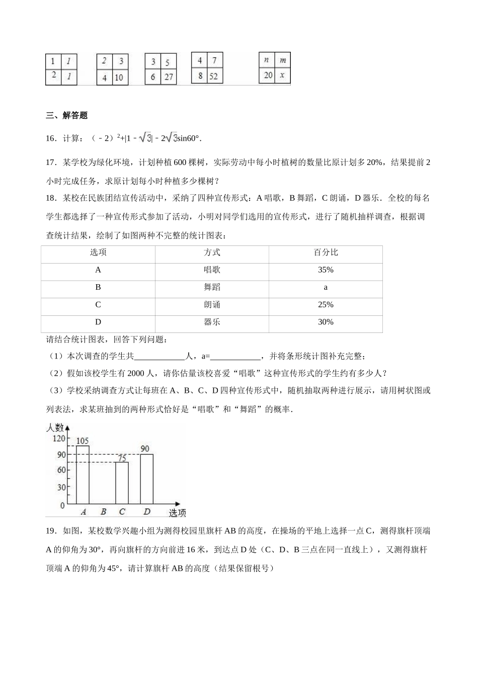 2024年中考数学试卷-建设兵团4_第3页