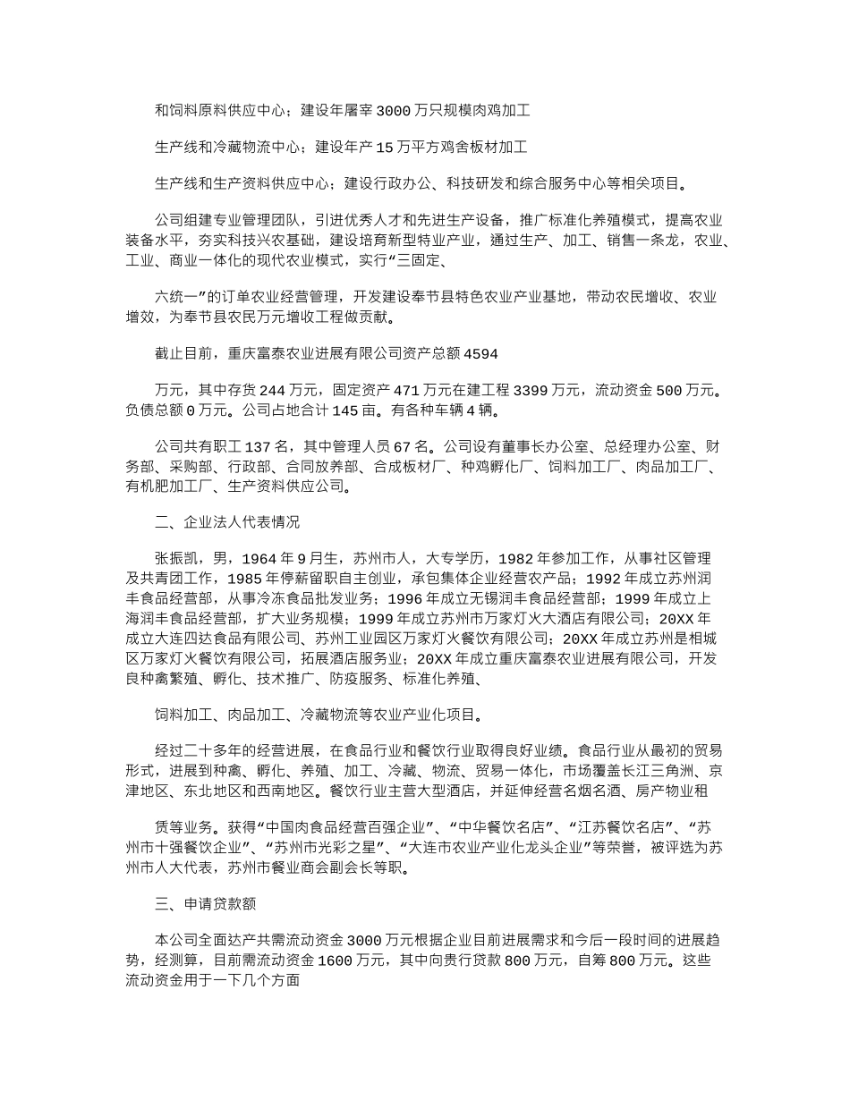 2024年公司借款申请报告_第2页