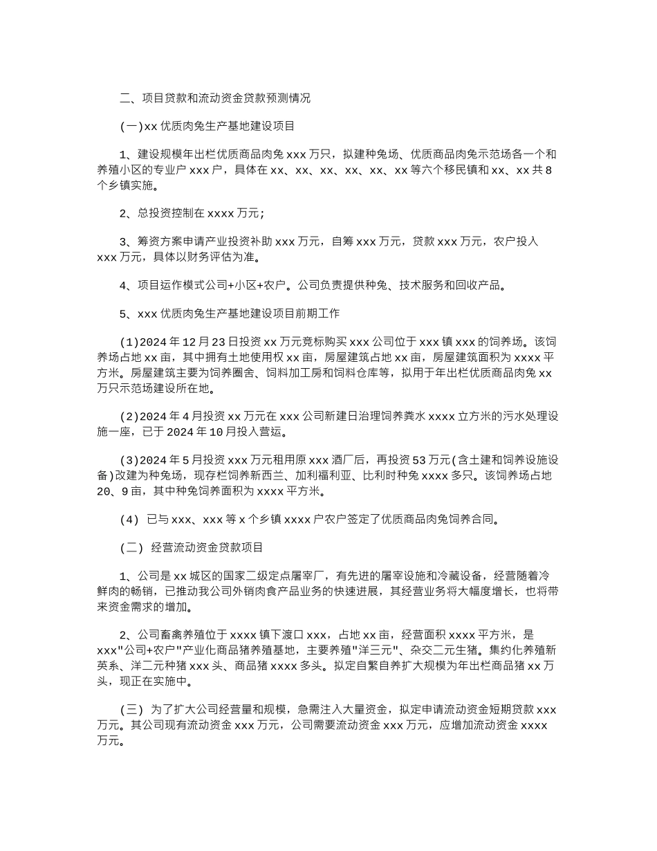 2024年公司贷款申请报告_第3页