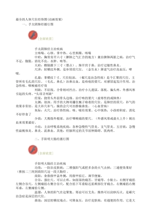 2024年医学专题—最全的人体穴位经络图