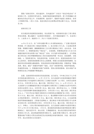 2024年商务部年度个人总结范文