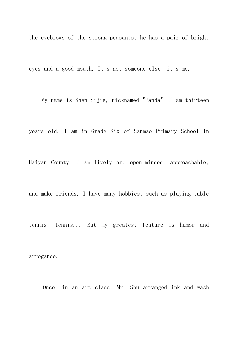 2024年小学英语自我介绍_第2页