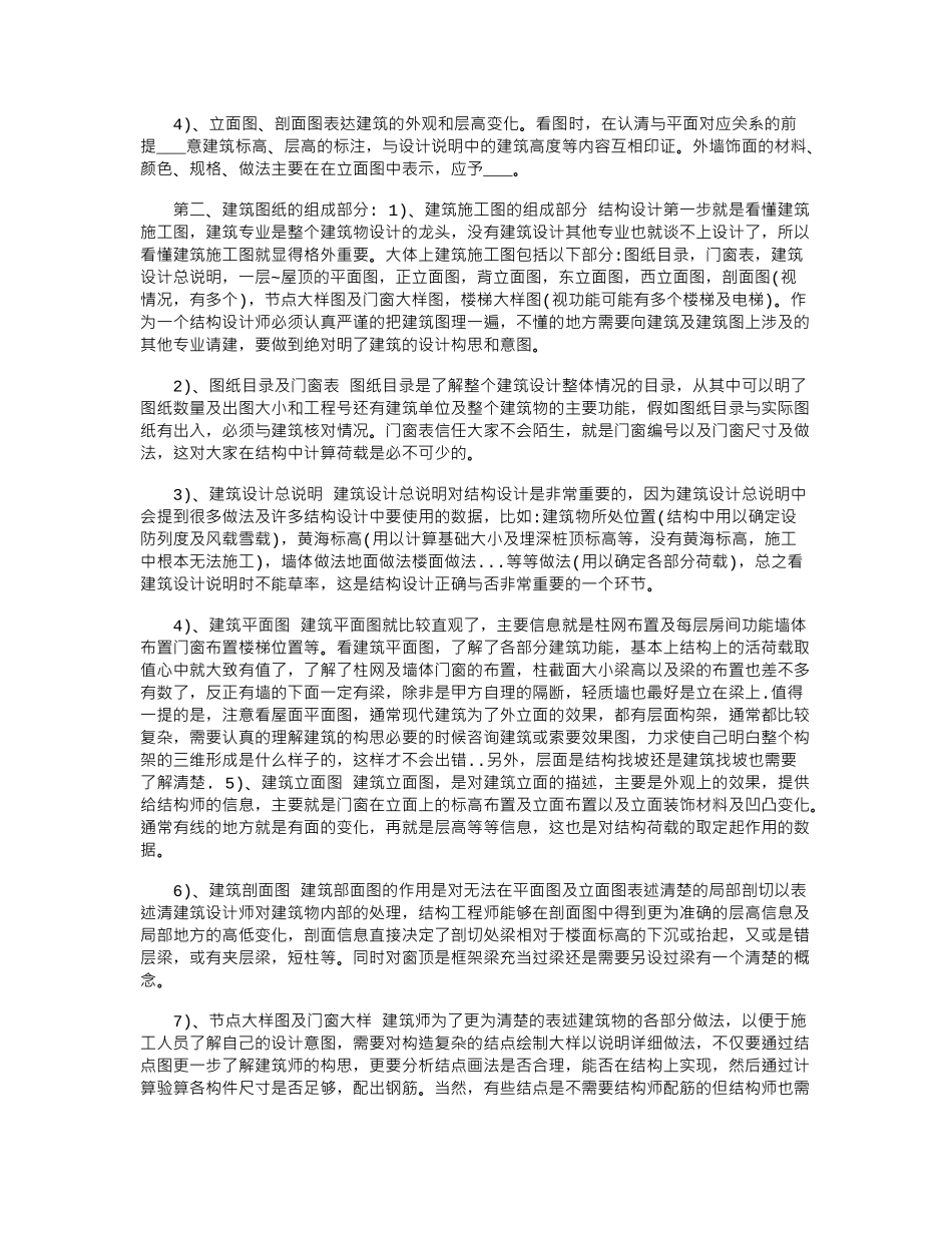 2024年建筑工程专业实训总结_第3页