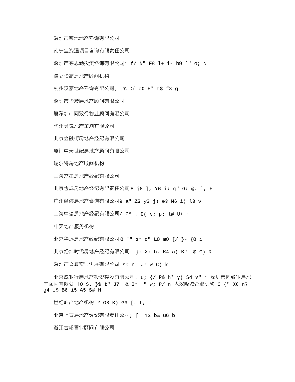2024年房地产咨询公司排名_第2页