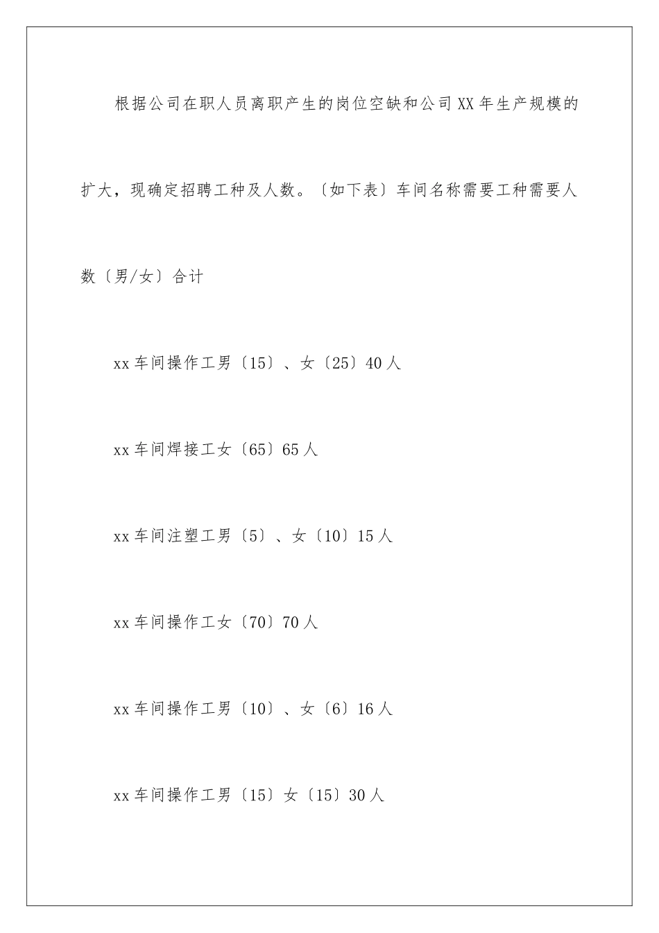 2024年招聘工作计划_第2页