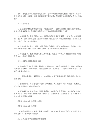 2024年指导销售工作总结