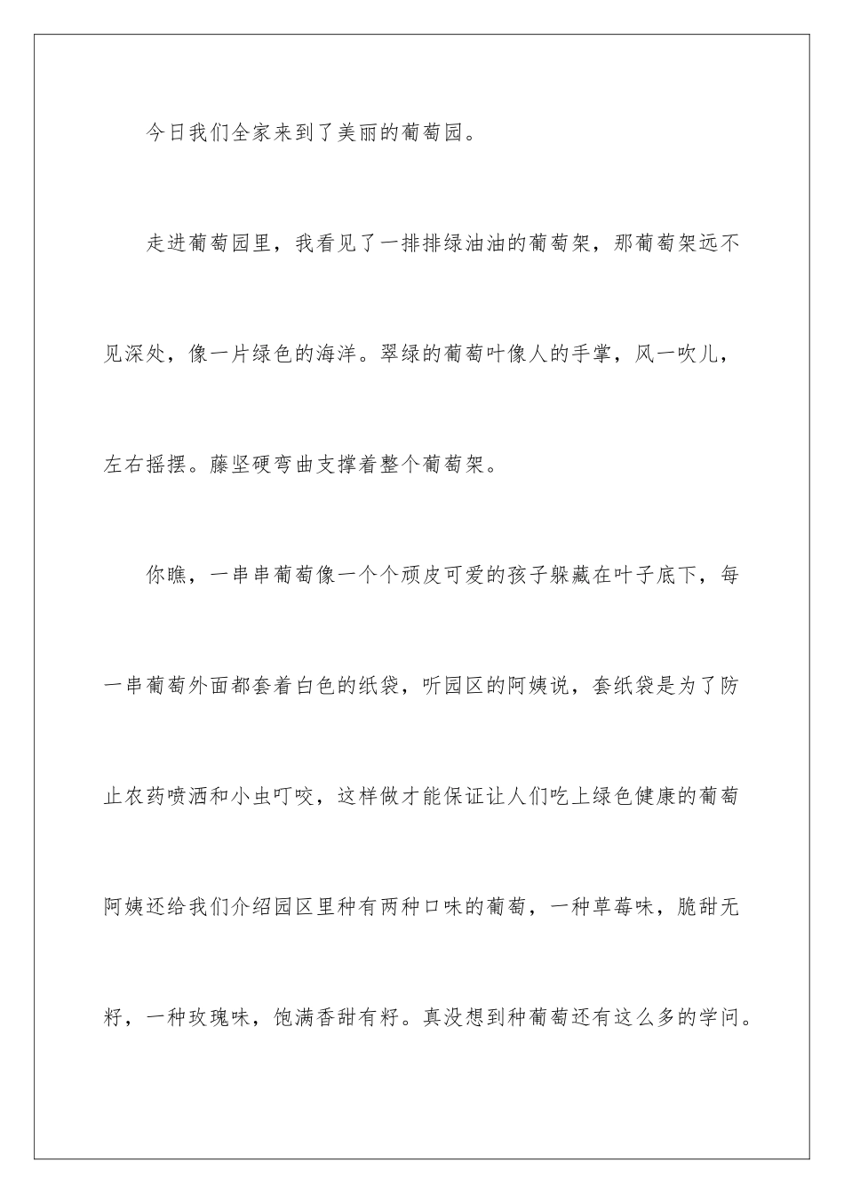 2024年摘葡萄小学作文_第3页