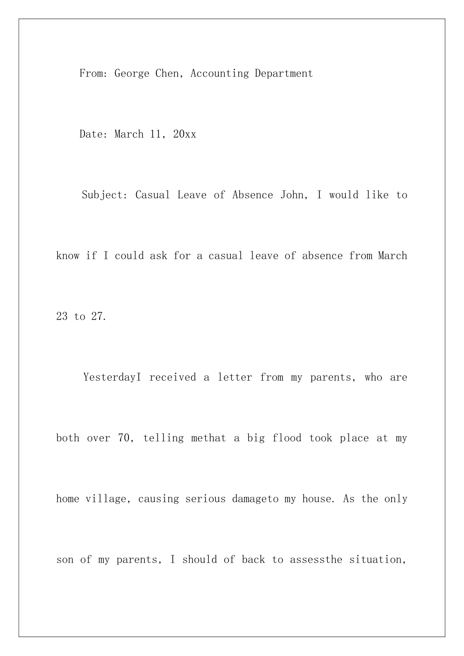 2024年有关英文请假条集锦7篇_第2页