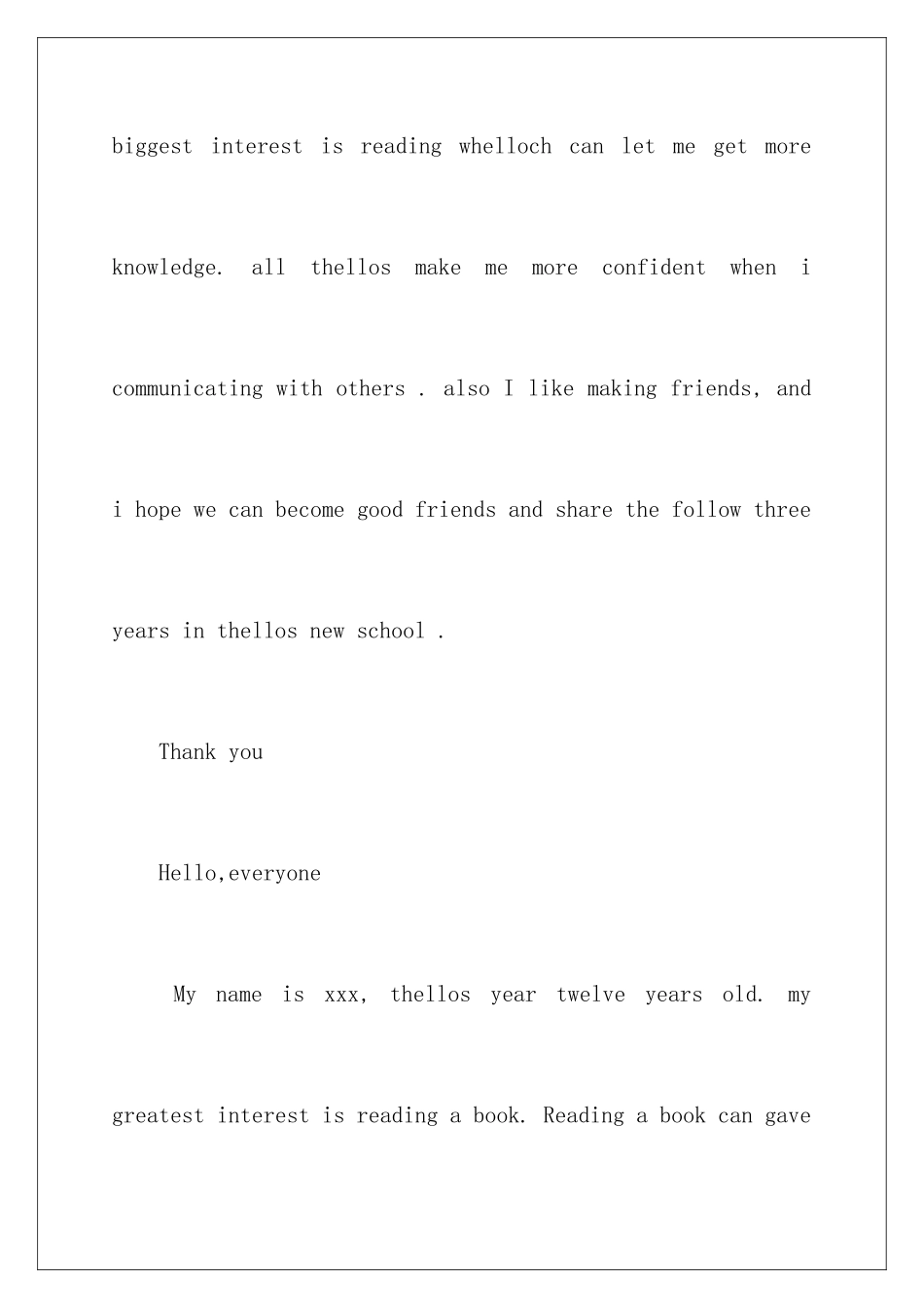 2024年有关面试英文自我介绍合集八篇_第2页