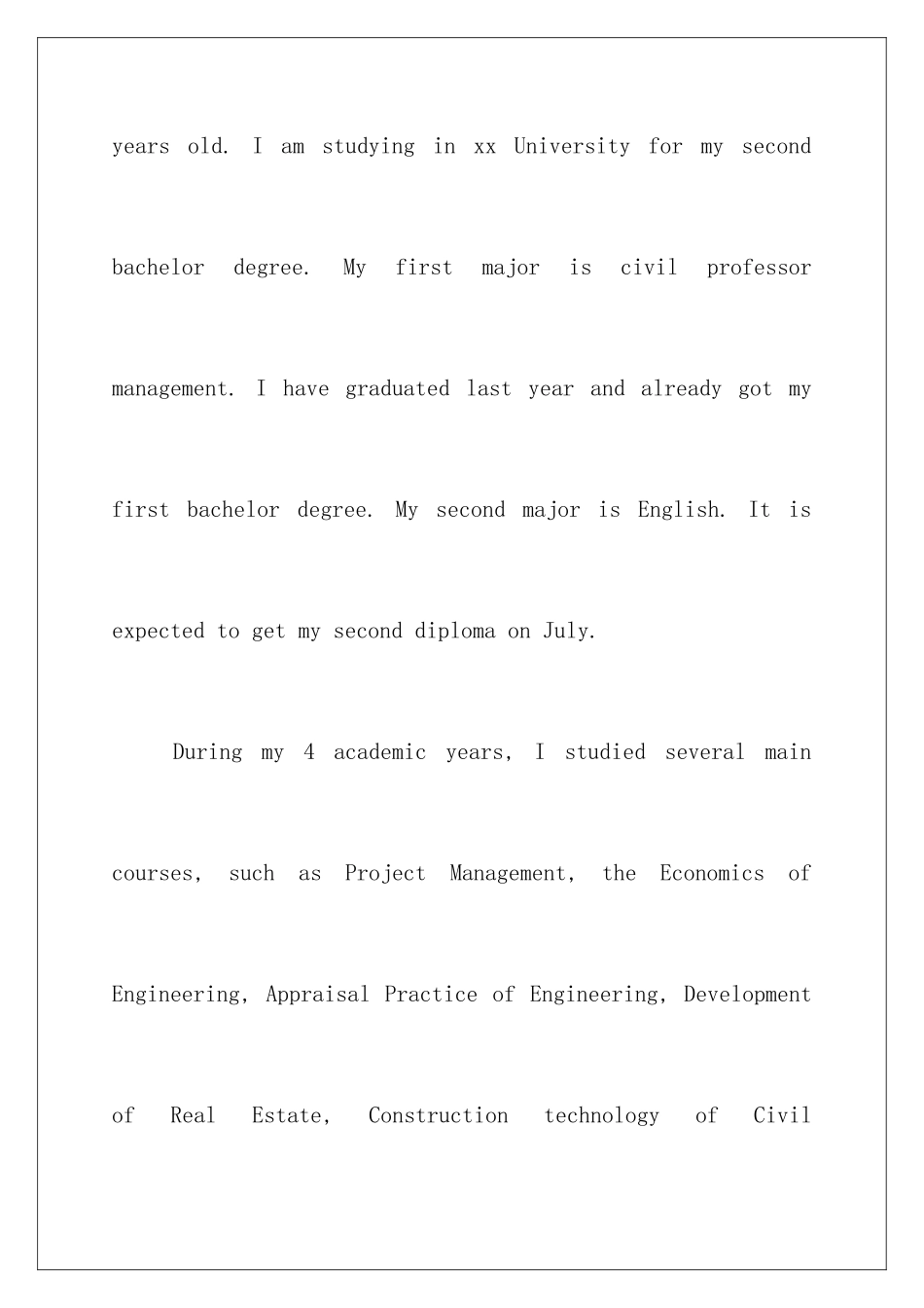 2024年研究生面试英文自我介绍六篇_第2页