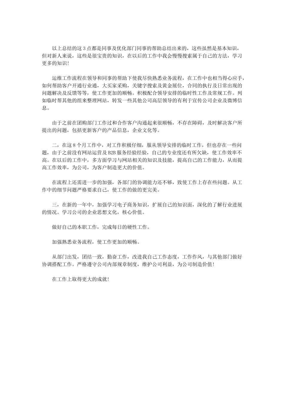 2024年网站运营经理年终总结例文_第2页