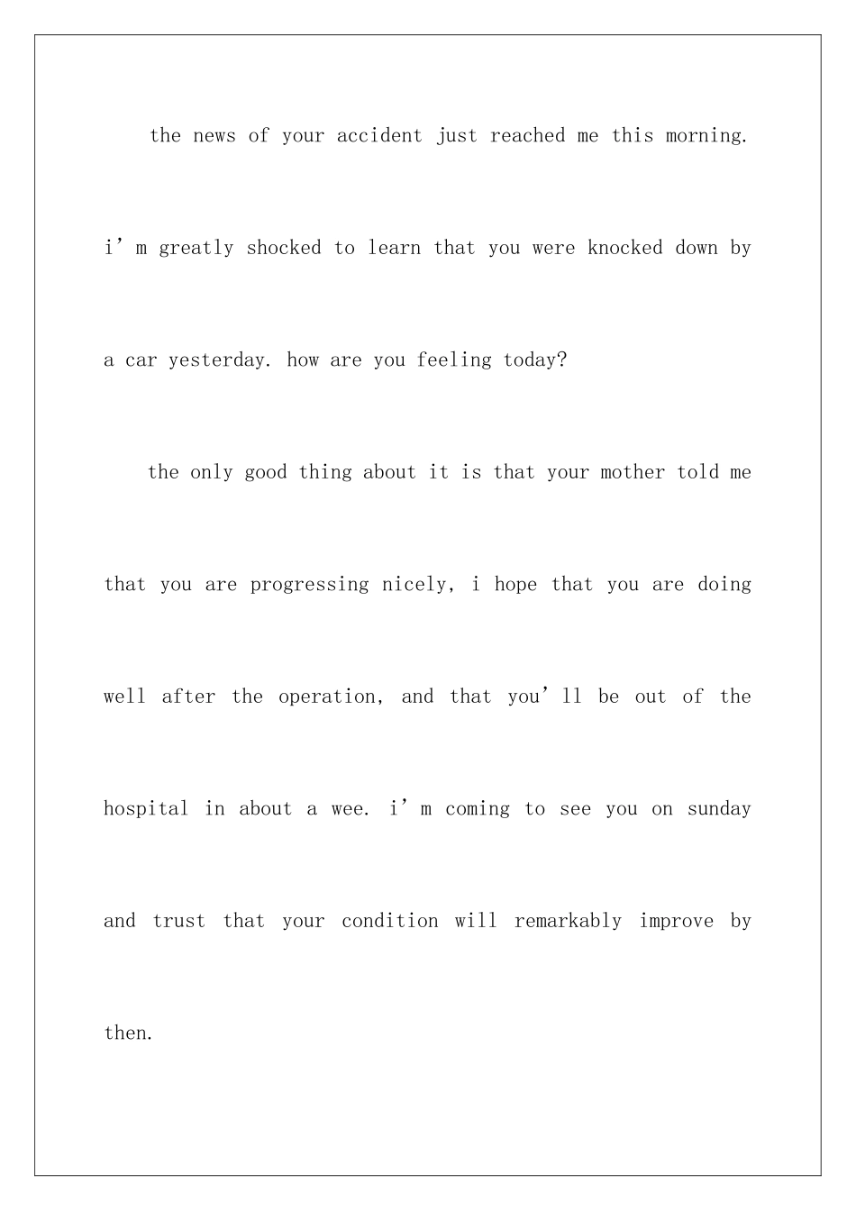 2024年英文慰问信十篇_第2页