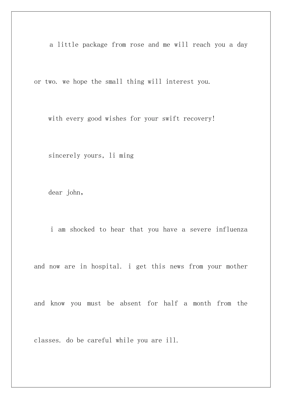 2024年英文慰问信十篇_第3页