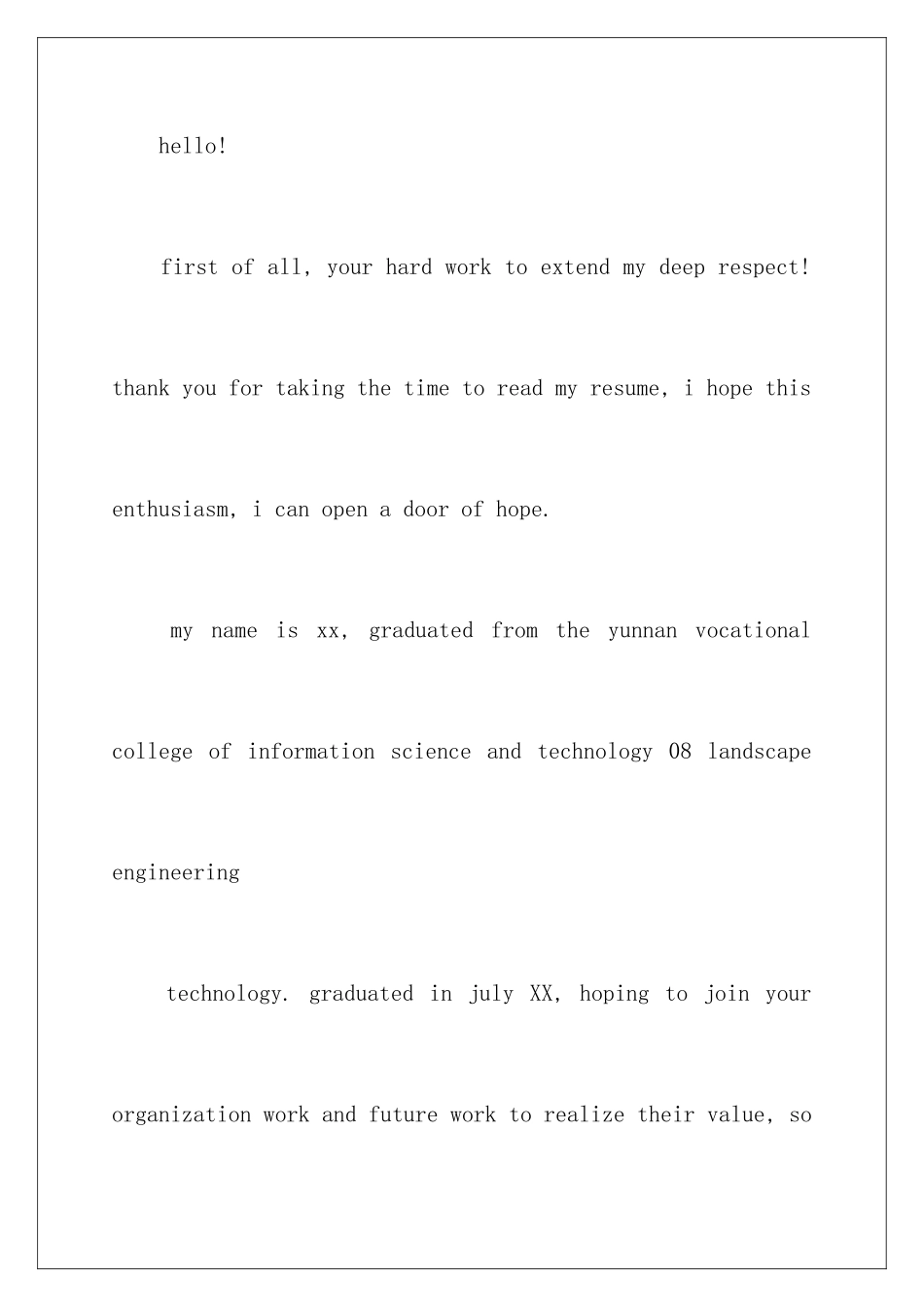 2024年英文求职信汇总10篇_第2页