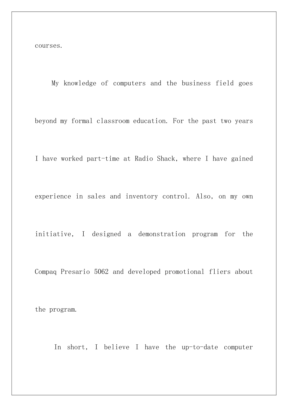 2024年英文求职信范文锦集10篇_第3页