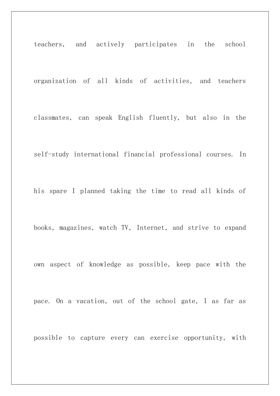 2024年英文求职信集合8篇_第3页