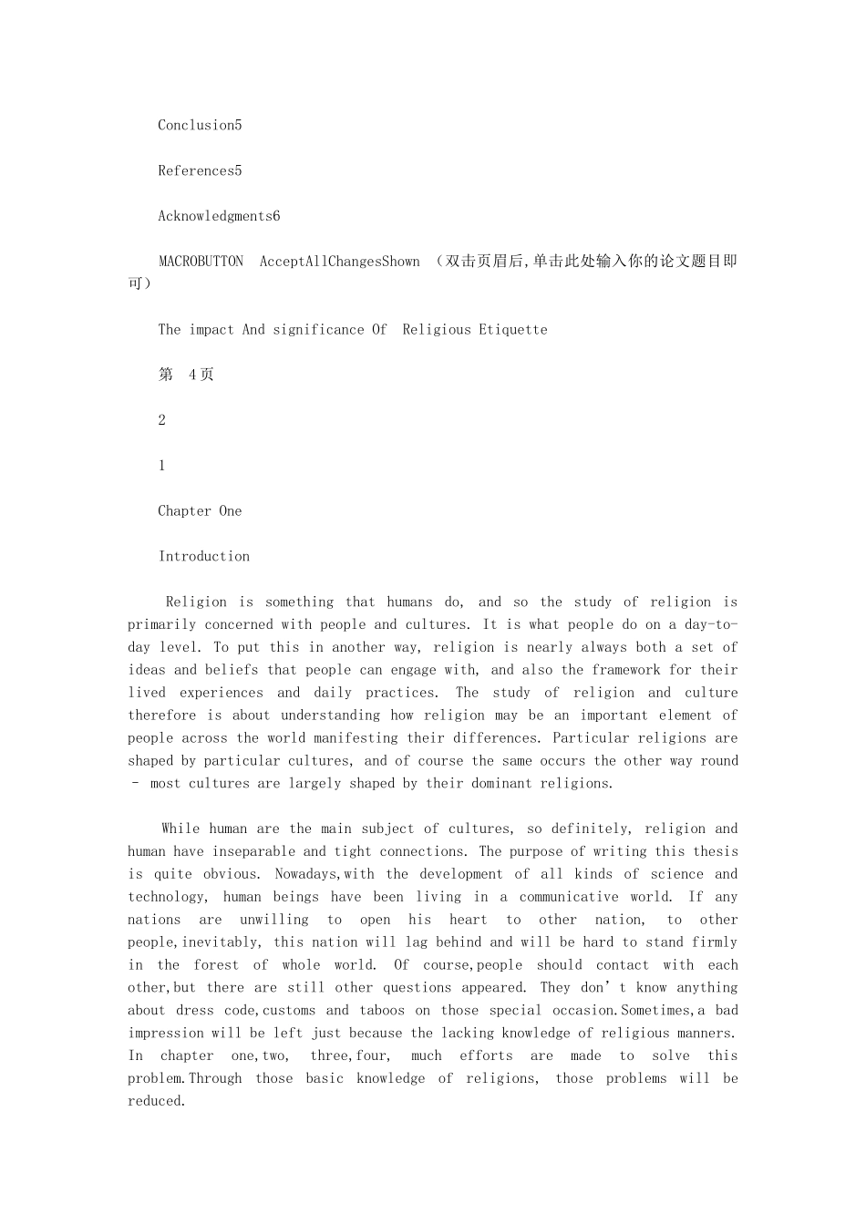 2024年英文版宗教对人类交往影响与意义_第3页