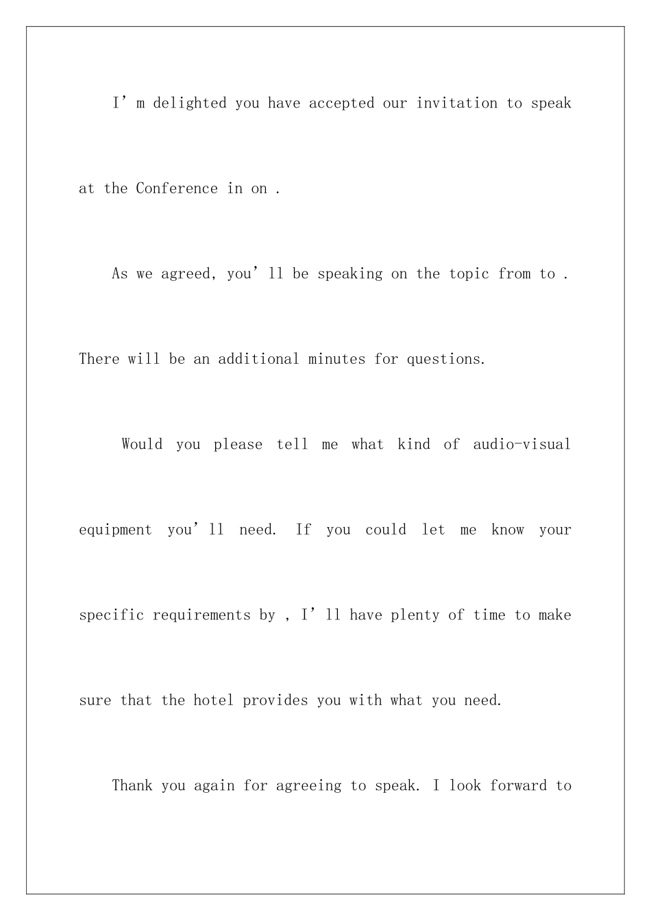 2024年英文版本邀请函集锦七篇_第2页