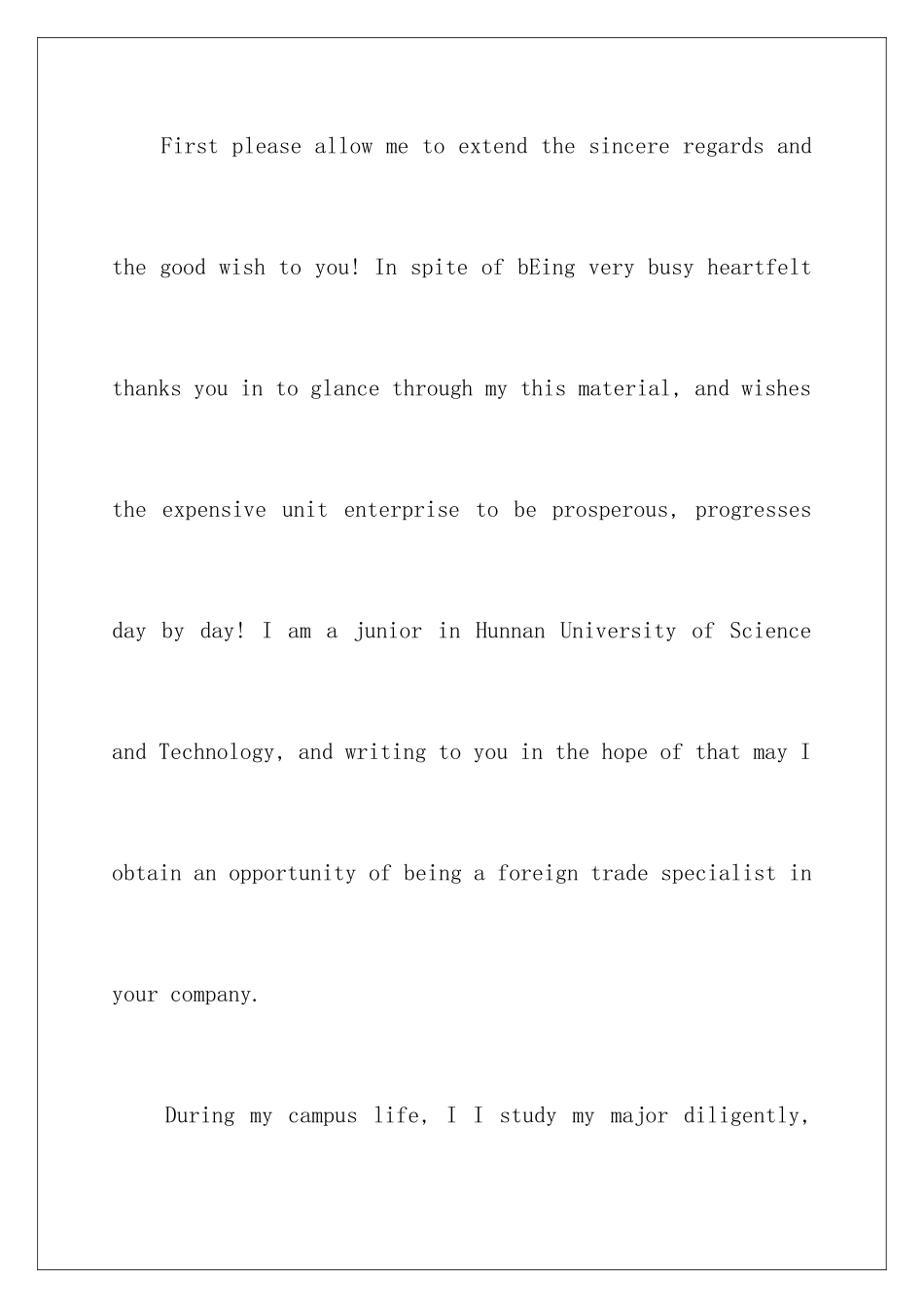 2024年英文版求职信集锦八篇_第2页