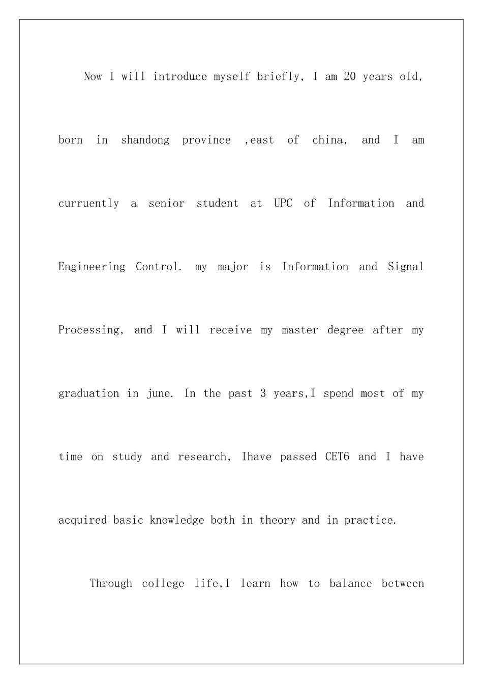 2024年英文自我介绍9篇_第3页
