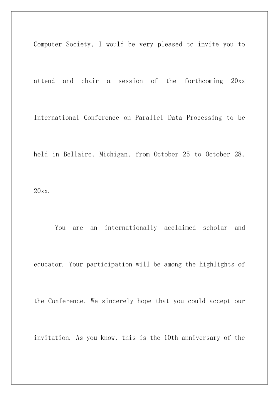 2024年英文的邀请函八篇_第2页