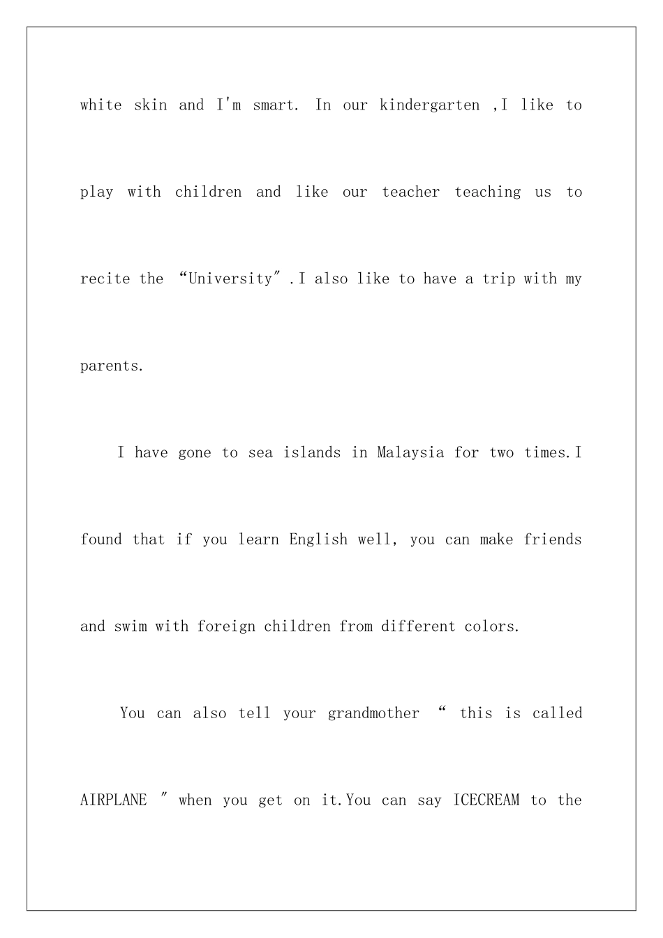 2024年英文自我介绍范文集锦5篇_第2页