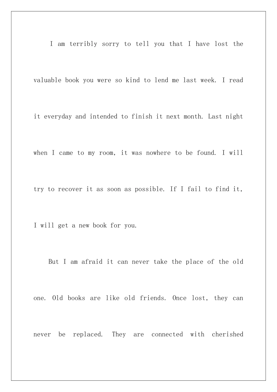 2024年英文道歉信(8篇)_第2页