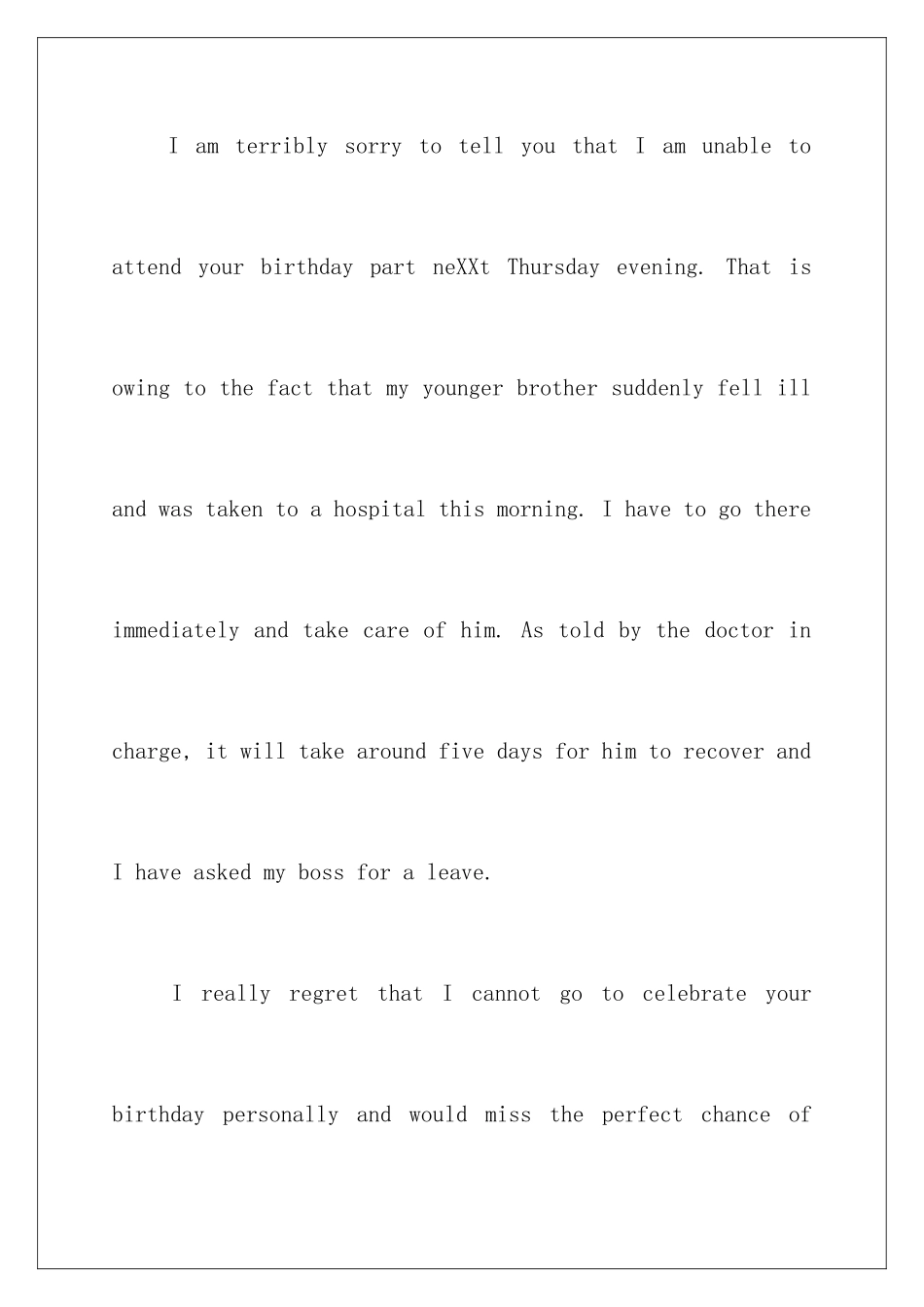 2024年英文道歉信9篇_第2页