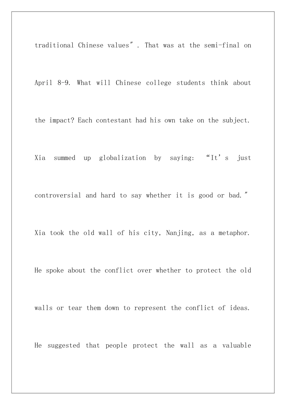 2024年英语演讲稿《让生活充满激情》_第3页